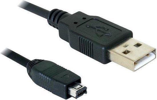 Delock USB Cable - Hirose 4-Pin - 1.5m - Black