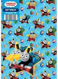 Thomas & Friends Cadeaupapier, 4 etiketten, 70 x 50 cm, officieel product, 4 vellen