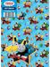 Thomas & Friends Cadeaupapier, 4 etiketten, 70 x 50 cm, officieel product, 4 vellen