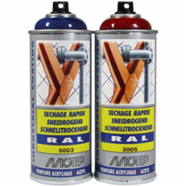 Motip 7159 RAL9017 400ml mat zwart