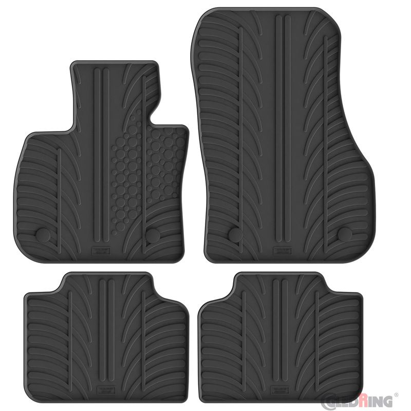 Gledring Rubbermatten passend voor BMW X2 (U10) 2023- excl. iX2 (T profiel 4-delig + montageclips)