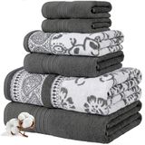 Modern Threads Ophelia Stone 6-delige handdoekenset