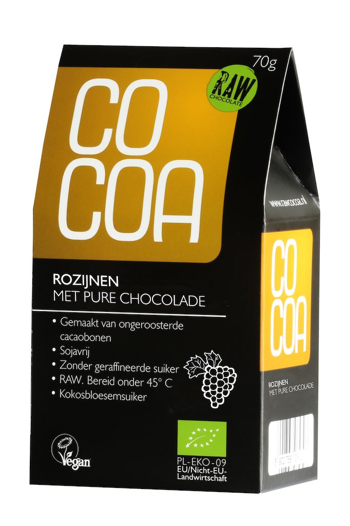 Cocoa Raisins with Dark Chocolate RAW