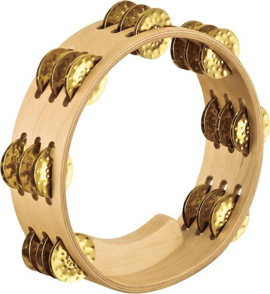 Meinl AE-CMTA3B Artisan Tambourine Hammered Brass Jingles