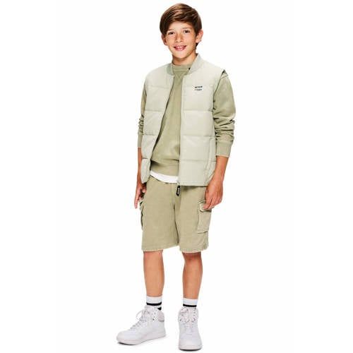 Retour Jeans regular waist sweatshort groen