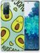 Samsung Galaxy S20 FE Housse de téléphone avec nom Avocado Singing