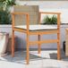 Maison Exclusive - Chaise de jardin Coussin Lot de 2 Beige Résine tressée Bois