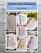 Flowers Libri GmbH Flowers and Ornament - 7 cross stitch patterns for beginner