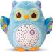 VTECH Lampe de nuit pour bébés, hibou en peluche, avec fonction musicale, capteur de son, berceuses et mélodies