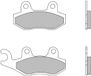 Brembo 07ya21sa Plaquettes de frein Argent