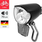 Lynx Koplamp E-bike Max 70 Lux Zwart