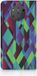 B2Ctelecom Nokia 9 PureView Stand Case Abstract Green Blue