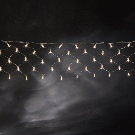 KONSTSMIDE Lichtnet microlight 3x0.2m 24V 160x - warmwit - zwart - kunststof