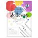 Ursus 2498 46 99 - Handletteringpapier "Colourful", 40 vellen, DIN A4, 190 g/m² briefkarton in 15 kleuren, knutselpapier voor individuele vormgeving, DIY & decoratie