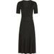 Karl Lagerfeld Robe mi-longue en maille lurex Or Taille : XS