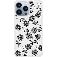 iPhone 13 Pro Roses noires siliconen hoesje