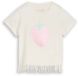 Tom Tailor T-shirt à franges - Taille 128/134 - Wool White