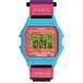 Timex Main Street 36 mm horloge, uniseks - paarse nylon band, digitale wijzerplaat, blauwe kast, TW2W72400