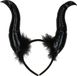 Merkloos Halloween/horror verkleed diadeem/tiara - grote duivel hoorns - kunststof - dames/meisjes