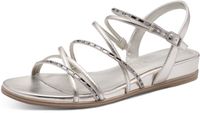 Tamaris 1-28103-42 Plateausandalen voor dames, Platina, 39 EU