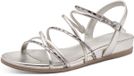 Tamaris 1-28103-42 Plateausandalen voor dames, Platina, 39 EU
