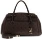 GUESS Diana 3 Compartment Satchel Handtas Schoudertas Chocolate Logo Donkerbruin
