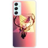 Samsung Bedrukt siliconen hoesje compatibel met Galaxy A34 5G Cerf Hipster