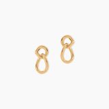 Elanna Boucles d'oreilles pendantes plaqué or jaune