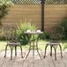 Maison Exclusive - Ensemble de jardin, 3 pièces, aluminium bronze