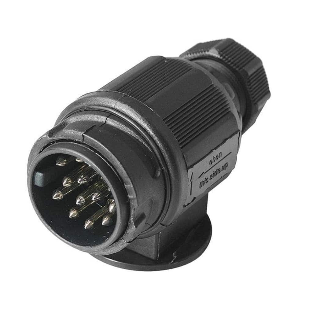 ProPlus stekkerdoos Jaeger kort PVC 13-polig zwart in blister