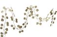Othmar Decorations Kerstboom slinger - met bladeren - goud - 200 cm - kunststof