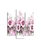 Homemania Wandafbeelding, 3 stuks, natuur, voor woonkamer, slaapkamer, meerkleurig, 57 x 0,3 x 60 cm, HM203MDF154, MDF