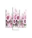 Homemania Wandafbeelding, 3 stuks, natuur, voor woonkamer, slaapkamer, meerkleurig, 57 x 0,3 x 60 cm, HM203MDF154, MDF