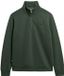 Superdry Essential Logo Henley sweater met ritskraag groen 3XL
