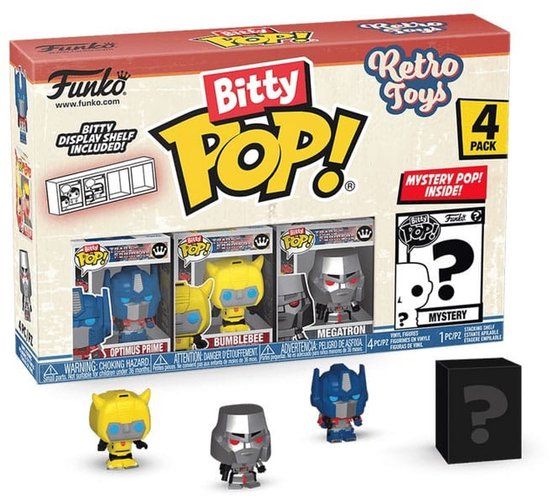 Funko Bitty POP! Vinyl Figure 4-Pack Transformers 2,5 cm Mini-Figuur