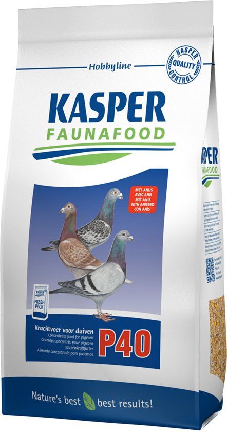 Kasper Faunafood Hobbyline P40 Krachtvoer Voor Duiven - 4 KG