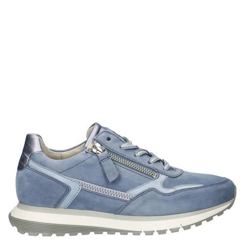 Gabor Comfort Optifit leren sneakers blauw