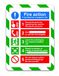 Tarifold 194925- 2 Infokader A4 presentatielijst, magnetische rug, Safety Line, DIN A4, PVC (2 stuks)