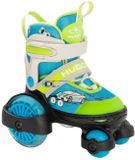 HUDORA Rolschaatsen My First Quad LED Auto, Maat 30-33