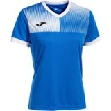 Joma Eco Supernova Damestrui XS Polyester Korte mouw Vrouwen Sportmode Voetbal Lente/Zomer 2023 Royal White