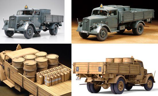 Tamiya German 3 Ton 4x2 Cargo Truck - 4950344352913