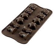 Silikomart Chocolade Vorm Ster Bruin Siliconen