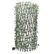 Blendend Gesimuleerde zonneplanten, hek, eucalyptusblad, 2 m + H 1,2 m, 148 leds
