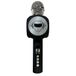 LEXIBOOK Draadloze microfoon met luidspreker en verlichting, Bluetooth, voice changer functie, lichteffecten, micro SD-slot, USB, zwart/zilver, MIC260LXB