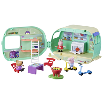 Hasbro Peppa Pig Caravan Playset with Figures and Accessories