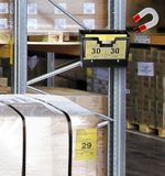 CEP First wandfolderhouder horizontaal | 1 vak | magnetisch | zwart