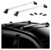 Aurilis Volvo Draagbalken voor Volvo V40 Cross Country (2012-2019), aluminium, zilver, 2x ABE-certificaat