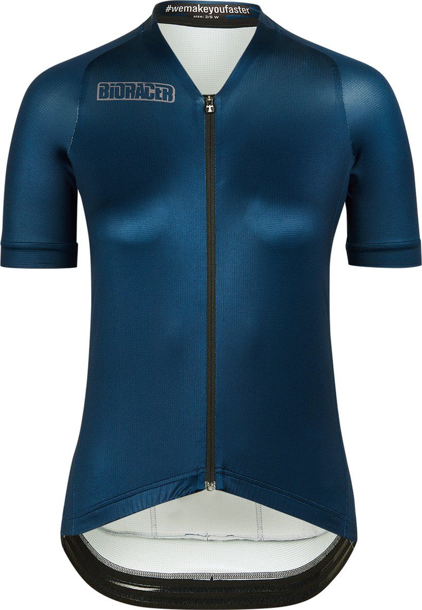 Bioracer Metalix Icon Fietsshirt voor Dames - Blauw - Maat M