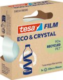 Tesa eco&crystal 59034 19mmx33m transparant blister | 10 stuks