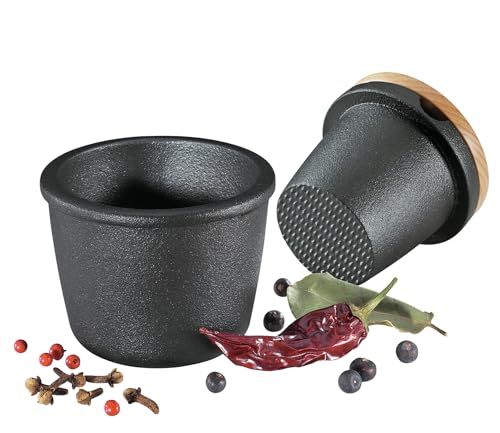 Merkloos Zassenhaus Kruidenrasp van gietijzer - 8 cm - Zwart